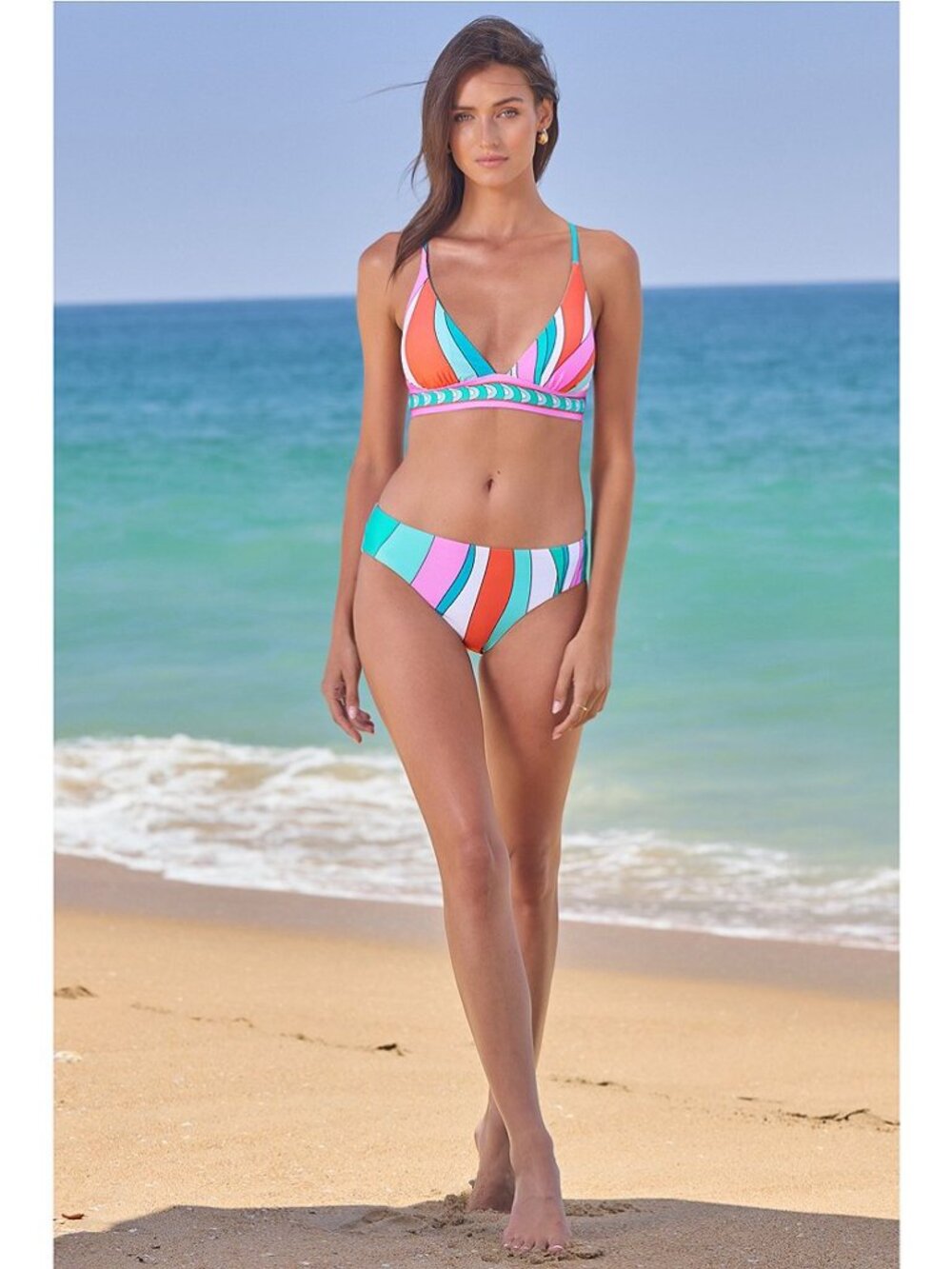 TRINA TURK APOLLO PRINTED/REVERSIBLE HI-WAIST BOTTOM IN SIZES 6 & 14 - Picture 6 of 8